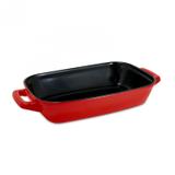 Assadeira Retangular Duo Média 3,3L Ceraflame 7,5cmx25cmx43cm Pomodoro