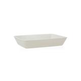 Assadeira Retangular em Cerâmica Gourmet 31x21cm Branca - Casa etna