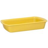 Assadeira Retangular Mondoceram Gourmet 1.7L Amarela