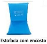 Assento / Almofada Com Encosto Estofado P/ Cadeira De Banho - Ag plásticos