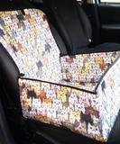 Assento Cat 2x1 Capa pet para carros - com cinto de segurança - King of pets