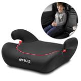 Assento Elevação Infantil Automotivo 22 A 36kg Universal Turbooster Weego Para Criança Preto Rosa - Multilaser