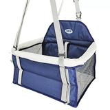 Assento Para Cães E Gatos Transpet Para Carro Cinza com Azul - Tubline