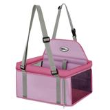 Assento Para Cães E Gatos Tubline Transpet Big 50cm Lilás E Rosa