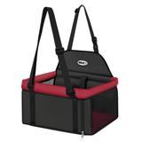 Assento Para Cães E Gatos Tubline Transpet Big 50cm Preto/Vermelho