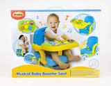 Assento Portátil C/Mesa Musical Atividades WinFun Azul