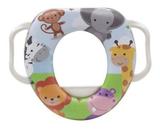 Assento Redutor Buba Baby Com Alca Para Vaso Sanitario Unisex Multicor Crianca Modelo Safari Infantil .