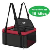Assento Transpet BIG Tubline para cães até 15 kilos PRETO