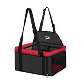 Assento Tubline Transpet para Cães e Gatos Vermelho e Preto