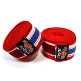 Atadura Bandagem Algodão Para Boxe, Mma, Muay-thai, Jugui - Branco