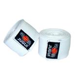 Atadura Bandagem Algodão Para Boxe, Mma, Muay-thai, Jugui - Branco