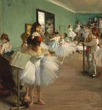 Aula de Dança - Edgar Degas - Tela 30x32 Para Quadro - Santhatela