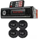 Auto Radio Automotivo Bluetooth Mp3 Player Usb Sd e Kit 4 Alto Falante 6 240w Rms Positron - Knupp / positron