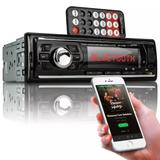 Auto Radio Automotivo Bluetooth Mp3 Player Usb Sd Som Carro - Knup