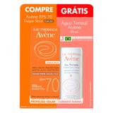 Avène Kit - Eau Thermale + Protetor Solar Toque Seco FPS 70
