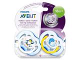 Avent chupeta freeflow 18m+ azul menino