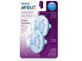 Avent chupeta soothie dupla 3m+ azul