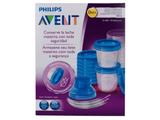 Avent kit de copos para armazenamento com tampa