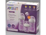 Avent kit de mamadeiras petála transparentes - 125ml, 260ml e 330ml
