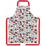 Avental Algodão Frida Kahlo Birds Flowers 80cmx70cm Urban Branco