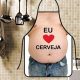 Avental divertido e personalizado: amo cerveja - Recanto da costura