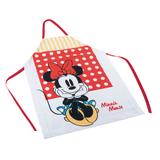 Avental Infantil Disney Mickey e Minnie Lepper