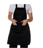 Avental para Bar Restaurante Cozinha Brim 94x64cm Assessorlar Preto