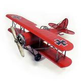 Avião Vintage Metal Miniatura Festa Decoração Retro - Inove fácil