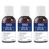 Azul de Metileno 1 Farmax 30ml Kit 3 Unidades