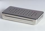 (B)Estojo Inox Perfurado 26x12x06 Fami