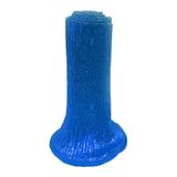 Babado Crepom Metalizado Azul Escuro 1,2m - Laleti