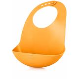 Babador Anatômico de Silicone Laranja 6m Avent
