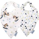 Babador Bandana 2 unidades Brilha no Escuro - Masculino - Baby joy