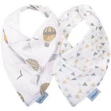 Babador Bandana 2 unidades Brilha no Escuro - Neutro - Baby joy