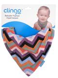 Babador Bandana Impermeavel zig zag colorido clingo C0027