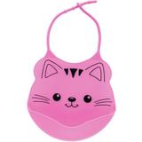 Babador de Silicone com Pega Migalhas ROSA GATINHA Buba 9730