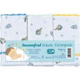 Babete Luxo Estampado com 3 Unidades Masculino 39532 Incomfral