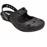 Babuche Feminino Clog Ibiza Love Liso 1190 Boa Onda Preto