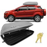 Bagageiro Maleiro de Teto 450 Litros 50KG Cinza Thule Group Jetbag Conquest Universal com Chave