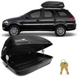Bagageiro Maleiro de Teto Thule Group Jetbag Conquest Palio Weekend 97 a 18 50KG 370 Litros Preto