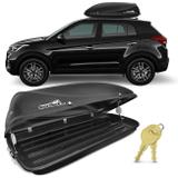 Bagageiro Maleiro de Teto Thule Jetbag Conquest Creta 2016 a 2018 450 Litros 50KG Preto