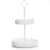 Bailarina P/Bolo C/2 Andares 38Cm Branco - Cromus