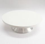 Bailarina Profissional com Prato Giratório Branco em MDF 40 cm - Gazoni