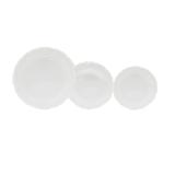 Baixela Porcelana 18 Pratos Super White Queen Lyor Branco