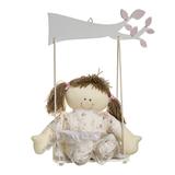 Balança Com Boneca Quarto Bebê Infantil Menina - Potinho de mel