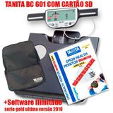 Balança de Bioimpedancia BC 601 Tanita c/ Mochila +Software ilimitado