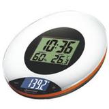 Balanca de cozinha digital multifuncional com temperatura, relogio, medidor de temperatura e umidade - Incoterm