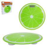 Balanca De Piso Digital De Vidro Redonda Frutas 30Cm De Ø 180Kg A Pilha Na Caixa - Fu xing