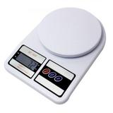 Balanca digital de cozinha sf400 - ate 10kg - branca - Globalmix
