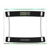 Balança digital de vidro capacidade de 180 kg - Black + decker